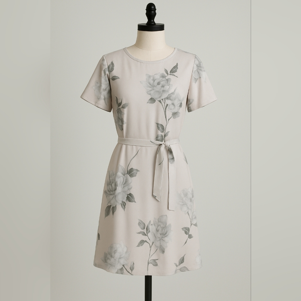 Light Lilac Floral Dress